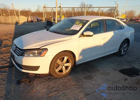 2013 Volkswagen Passat 2.5L Se from USA, damaged, VIN 1VWBP7A31DC058027